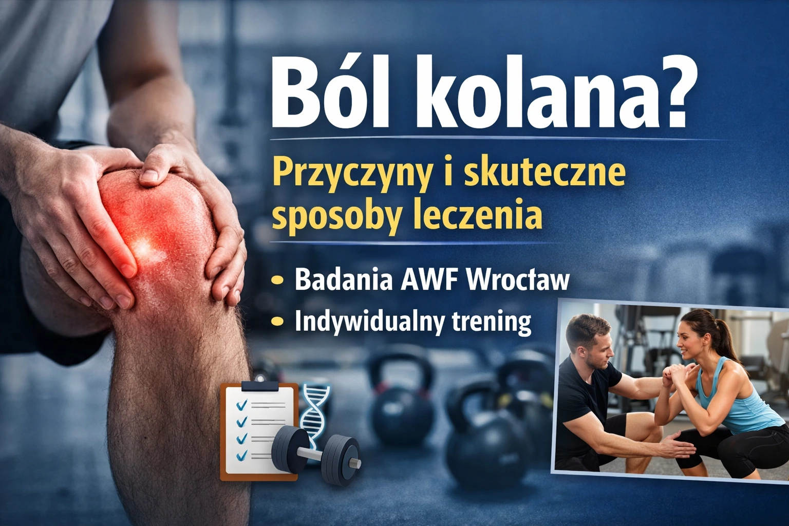 bole kolan we wrocławiu pod okiem trenera personalnego