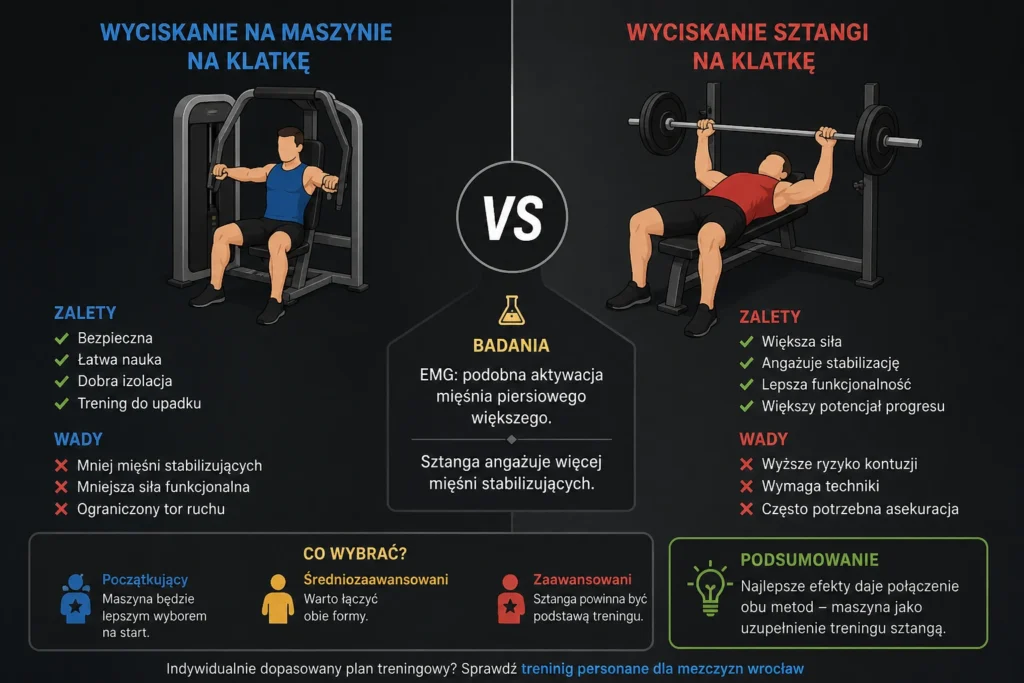 wyciskanie na sztandze czy wysikanie na maszynie Wrocław